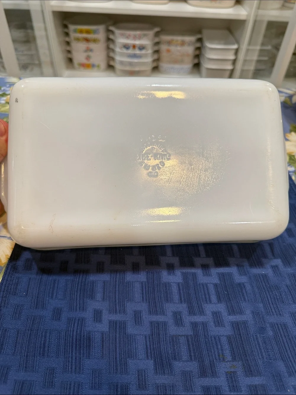 Fire King White 6x10x2 Dish